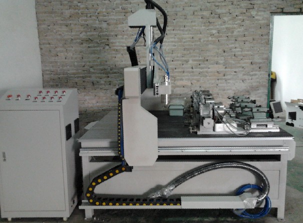 恭賀中山(shān)黃(huáng)老(lǎo)闆定傑雕多(duō)頭平面圓柱一(yī)體(tǐ)木(mù)工(gōng)浮雕機(jī)